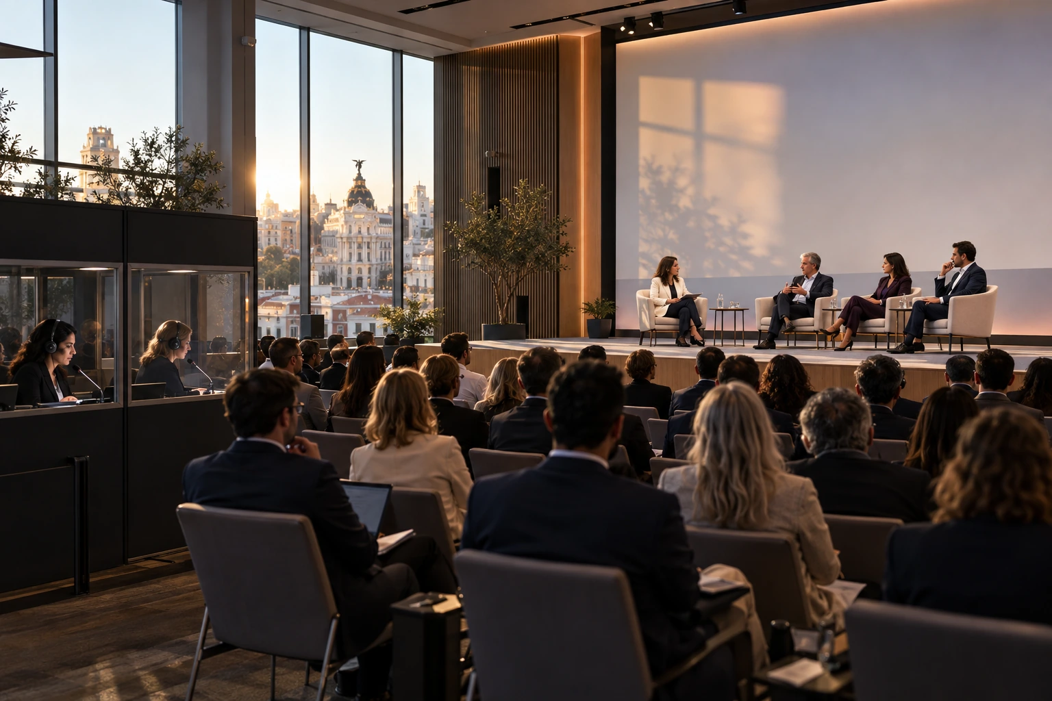 Interpreters in Madrid for meetings and events